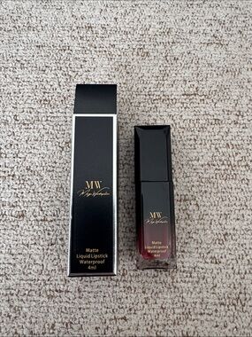 MW Matte Liquid Lipstick - Sangria Red (Deep Rose Shade)